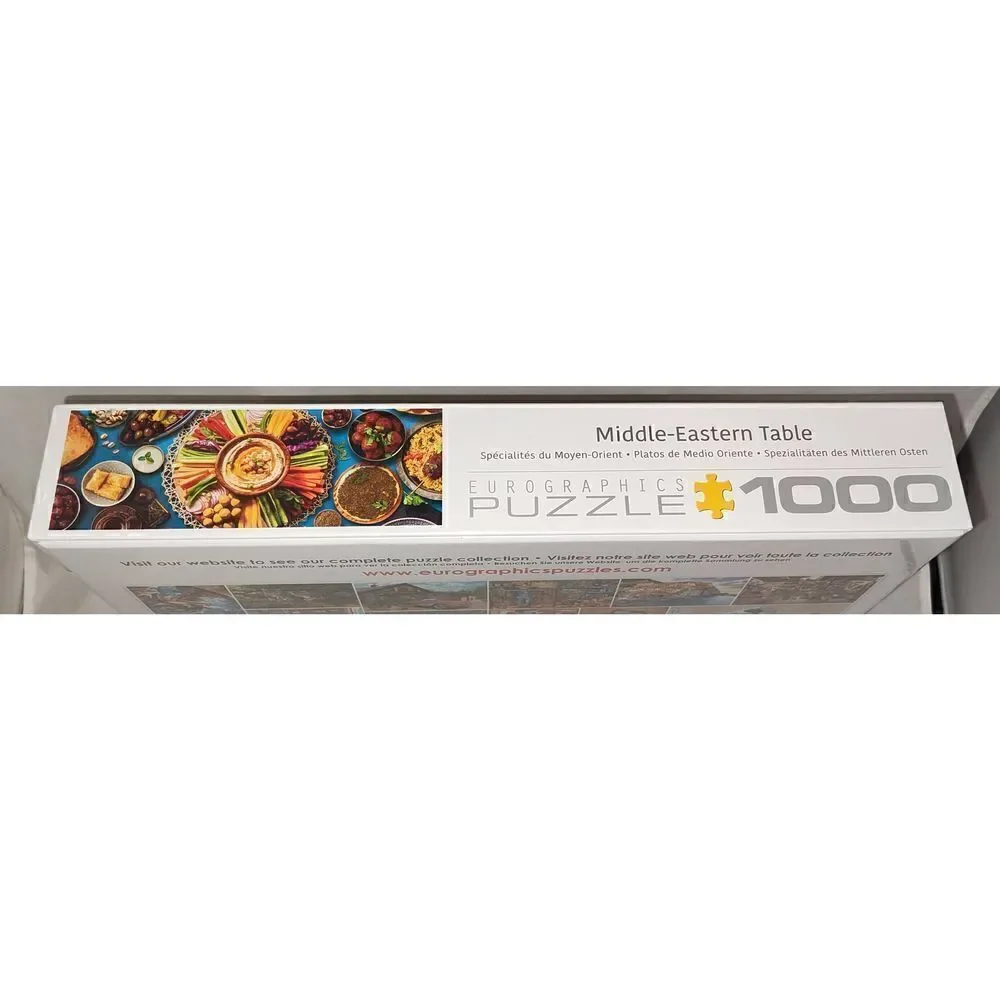 Eurographics Middle-Eastern Table foods Puzzle, 1000 Pieces, 68 x 48cm. SEALED48